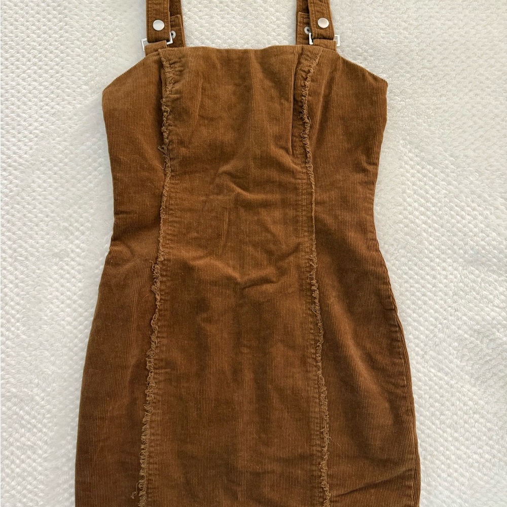 Brown Corduroy Dress